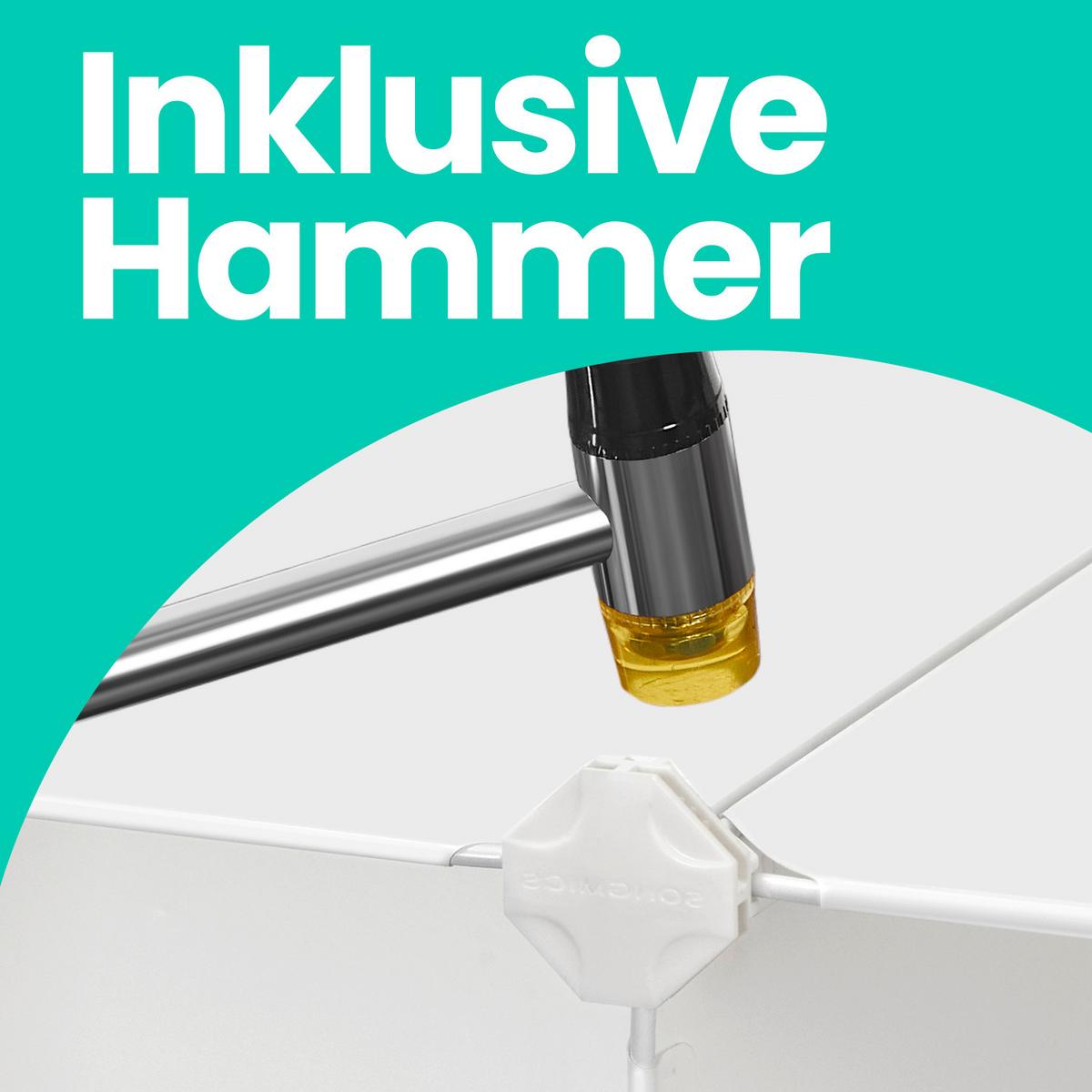 Kinderregal Weiß B: 123 Cm - Weiß, Basics, Kunststoff/Metall (123/123/31cm)