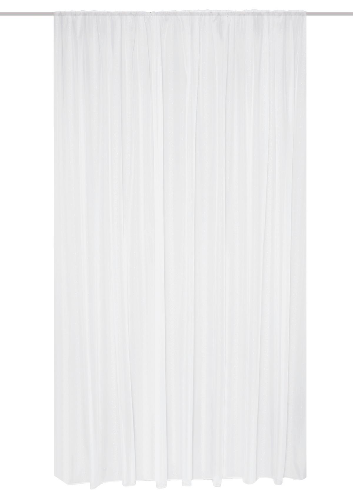 Fertigstore Kyra - Weiß, Basics, Textil (450/145cm)