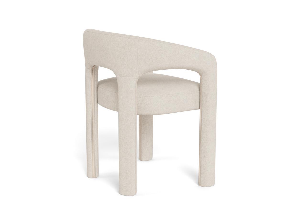 Židle s područkami Cole, béžová - béžová, Moderní, kov/textil (58/76/55cm) - MID.YOU