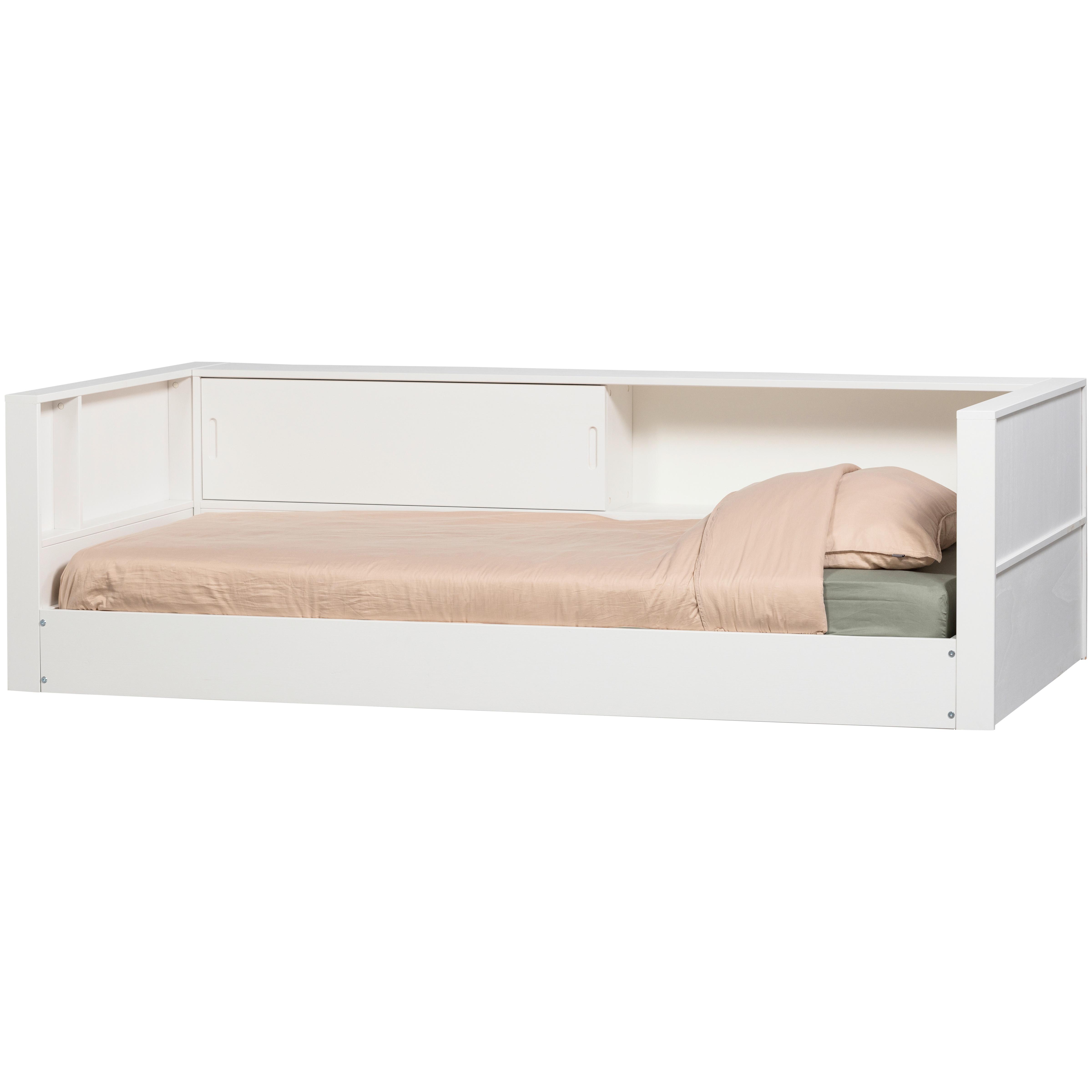 BODENBETT. Carter Weiß 90x200cm - Weiß, Basics, Holz (90/200cm) - MID.YOU