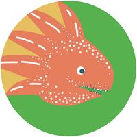 Fototapete D1-069 Little Dino Proto - Multicolor, Trend (128cm)