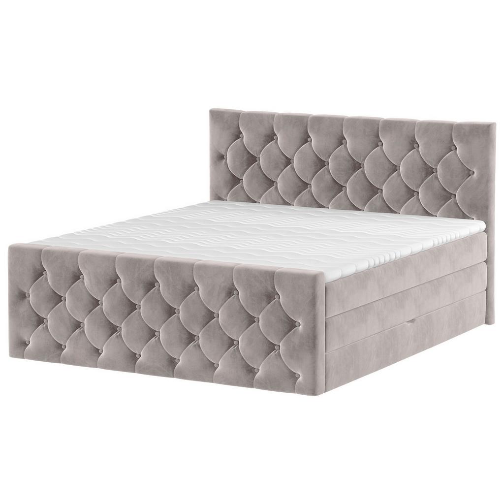 Boxspringbett Elio Beige 160x200 Cm H2