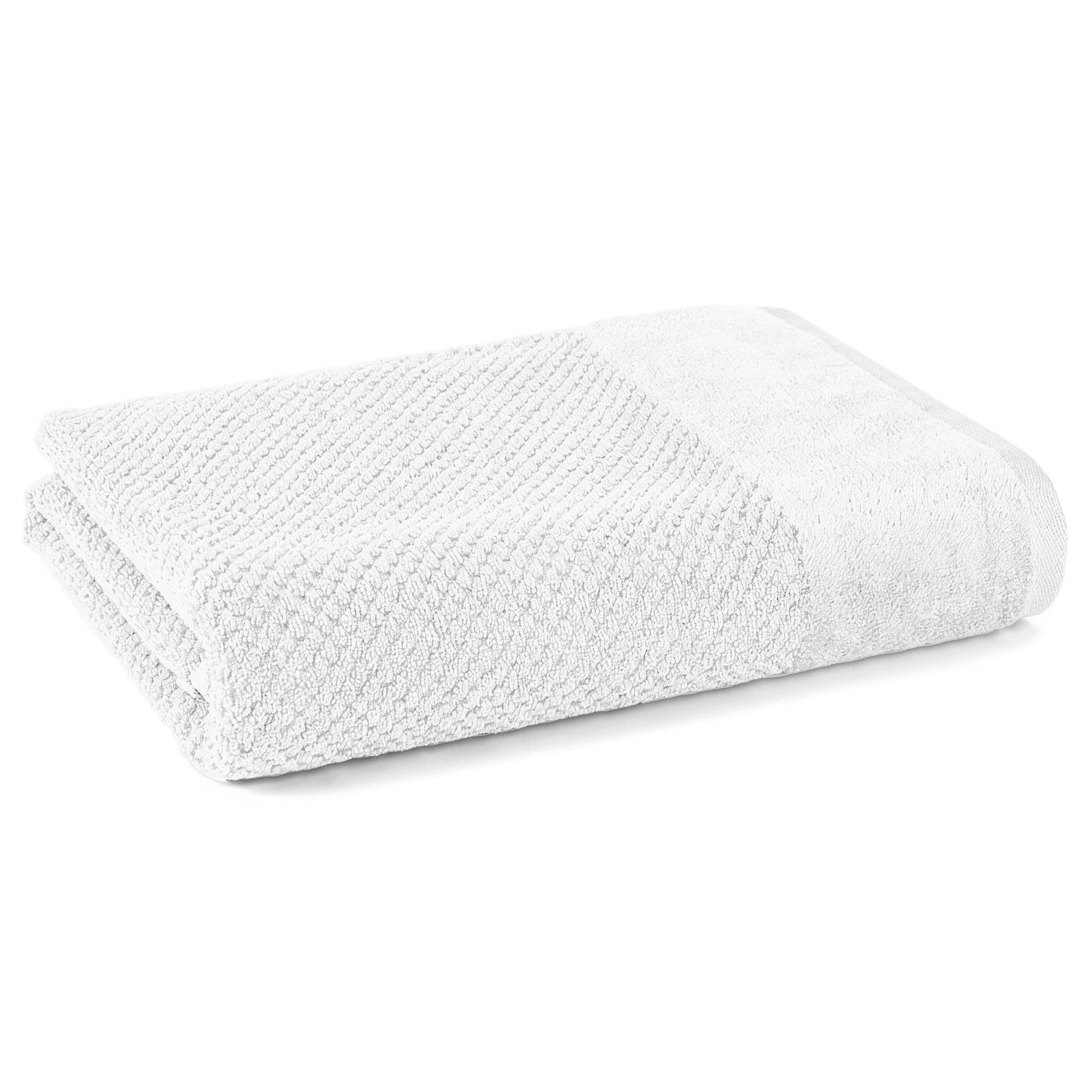 DUSCHTUCH Popcorn 70x140 cm Weiß - Basics (70/140cm)