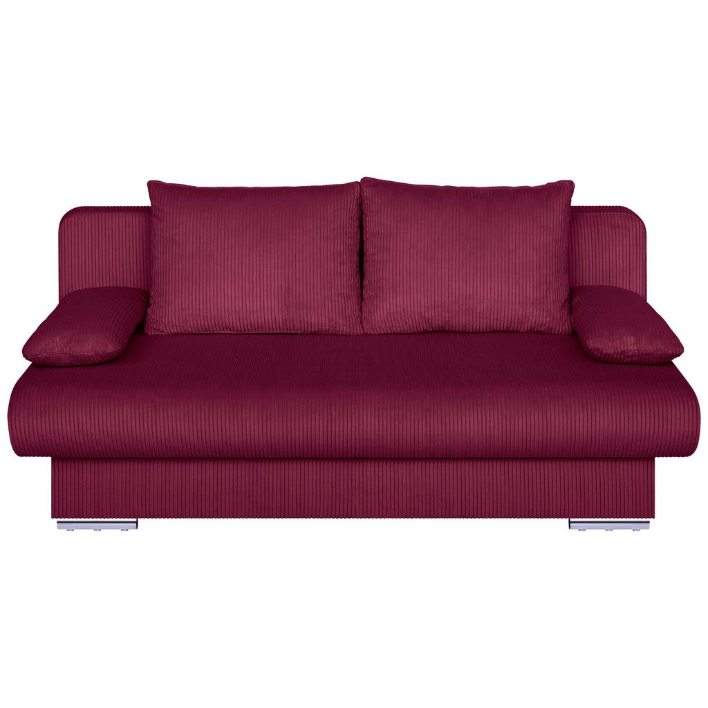 SCHLAFSOFA Bora Rot B: 193 cm