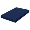 Boxspring-Spannleintuch Pure Boxspring - Dunkelblau, Basics, Textil (90-100/190-220cm) - Schlafgut