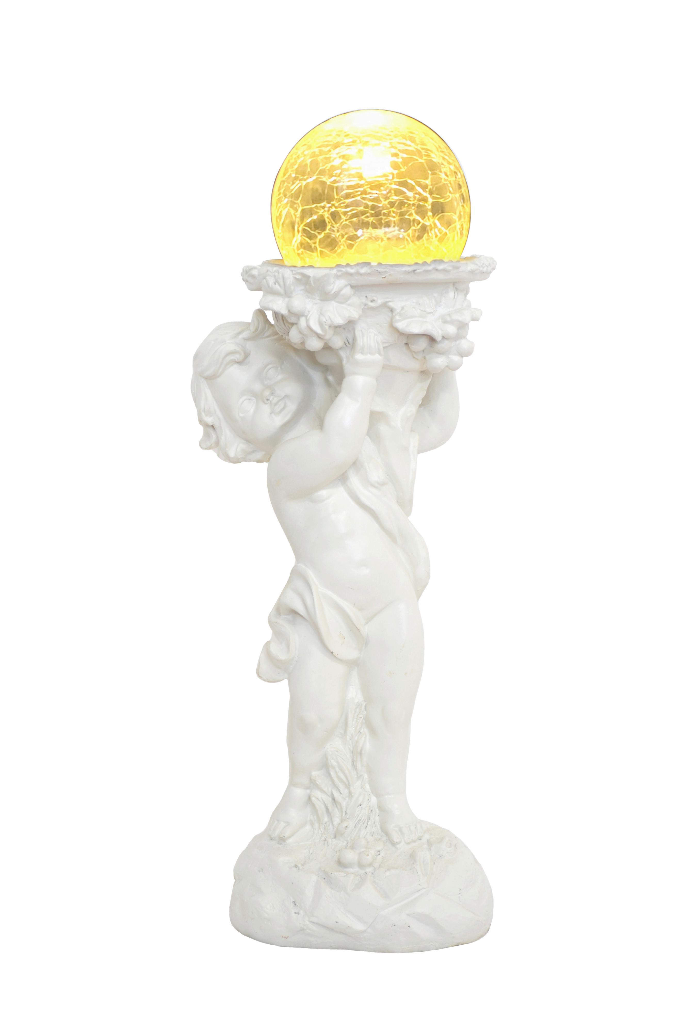 Solarleuchte Miriam - Weiß, Basics, Glas/Kunststoff (15,5/13/38,5cm) - Ondega