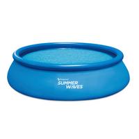 Aufstellpool Rund mit Leiter DM: 457 cm - Blau, KONVENTIONELL, Kunststoff (457/107cm)