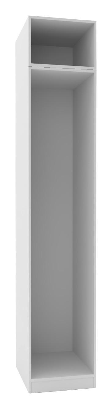 Korpus Šatní Skříně Unit - bílá, Moderní, kompozitní dřevo (45,6/242,2/56,5cm) - Ondega