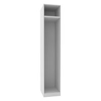 KORPUS ŠATNÍKOVEJ SKRINE UNIT - biela, Modern, kompozitné drevo (45,6/242,2/56,5cm) - Ondega