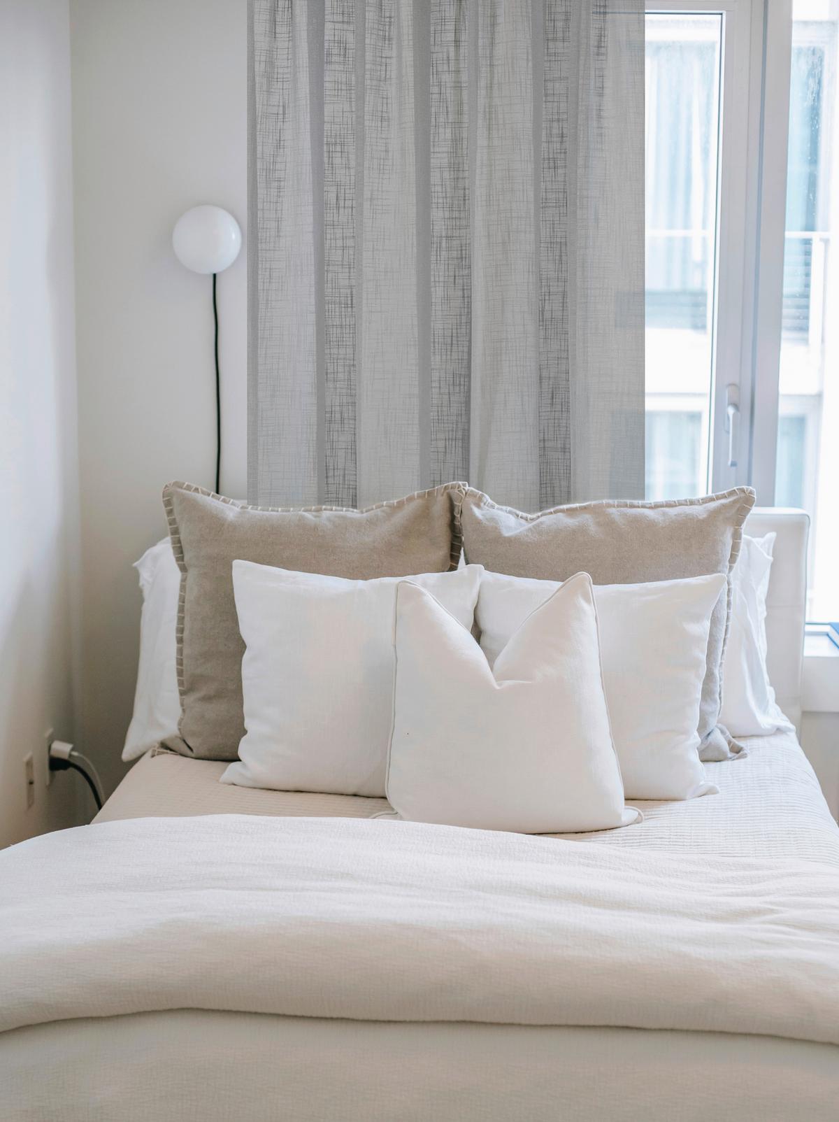 Fertigvorhang Softy - Grau, Basics, Textil (140/245cm)