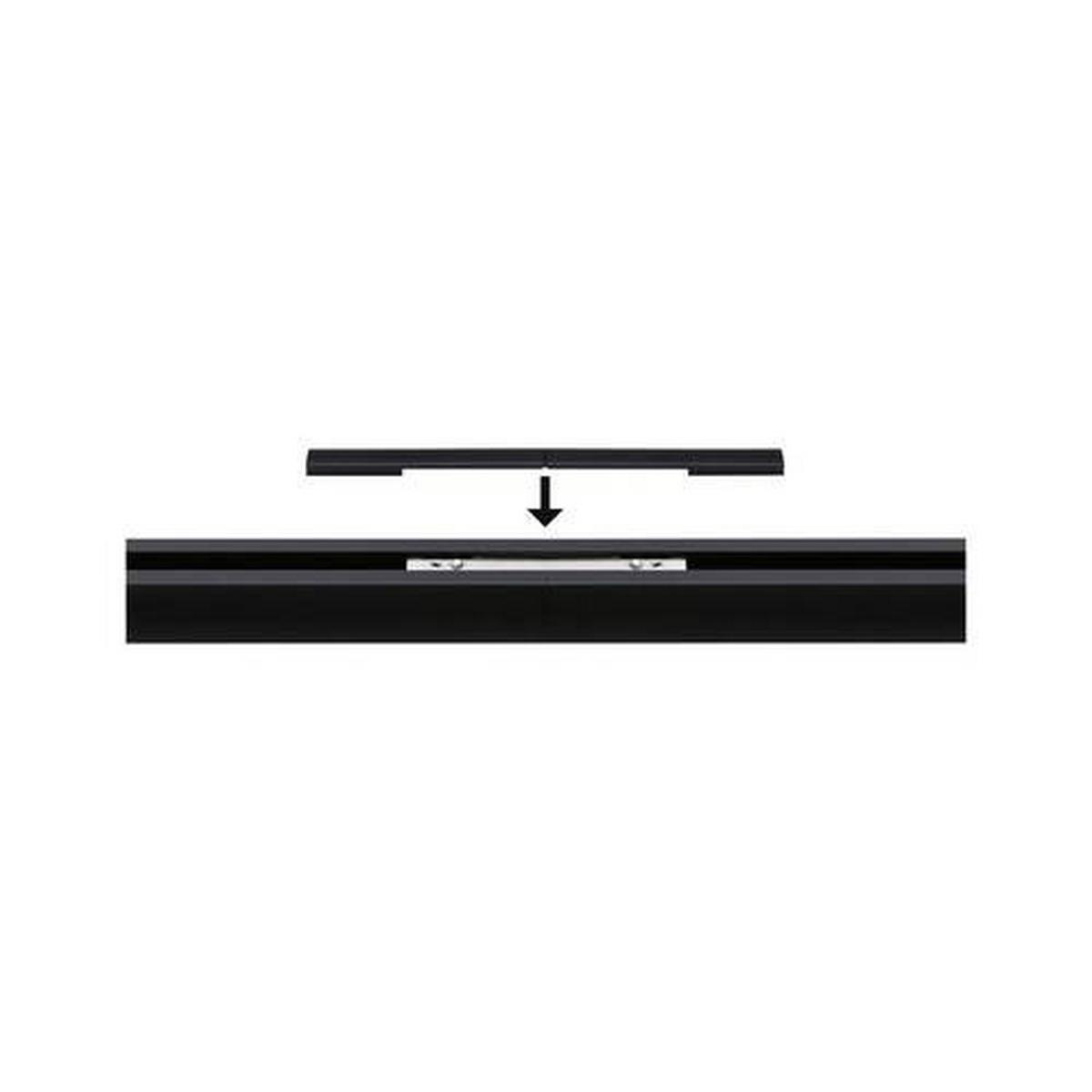 Schienensystem-Verbinder Cover Connector-Inlay Schwarz - Transparent/Schwarz, Basics, Kunststoff (12,5/0,5cm) - Paulmann