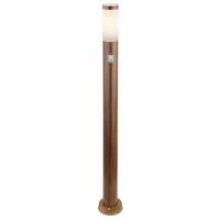 Außenleuchte Mit Bewegungsmelder 30 W - Opal/Naturfarben, Basics, Kunststoff/Metall (12,7/110cm) - Globo