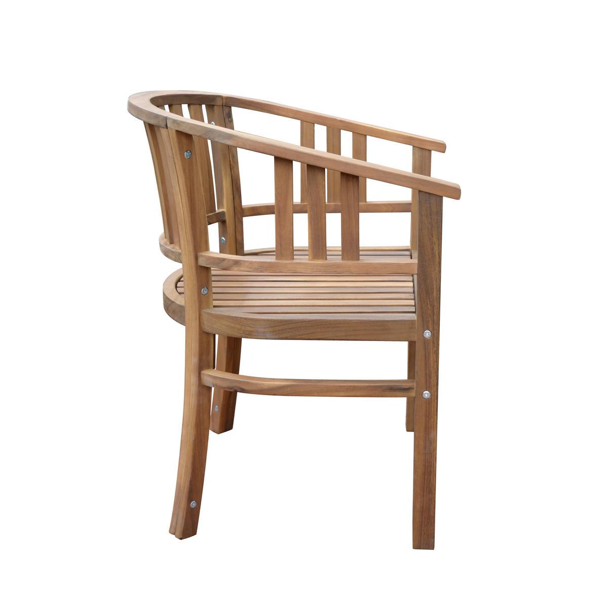 Gartenstuhl aus Akazie ca. 59,5x61x79 cm, - Akaziefarben, Basics, Holz (59,5/61/79cm)