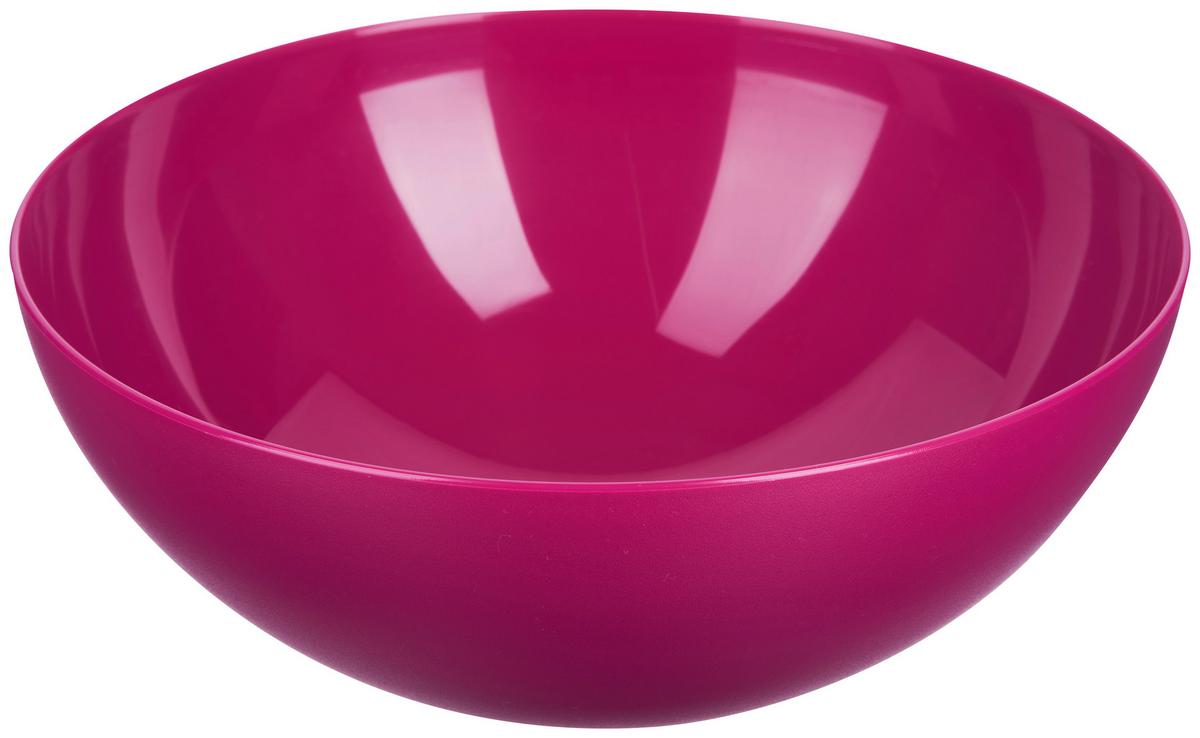 Schüssel aus Kunststoff Grün oder Blau Pauli D: 23 cm - Blau/Pink, KONVENTIONELL, Kunststoff (23cm)