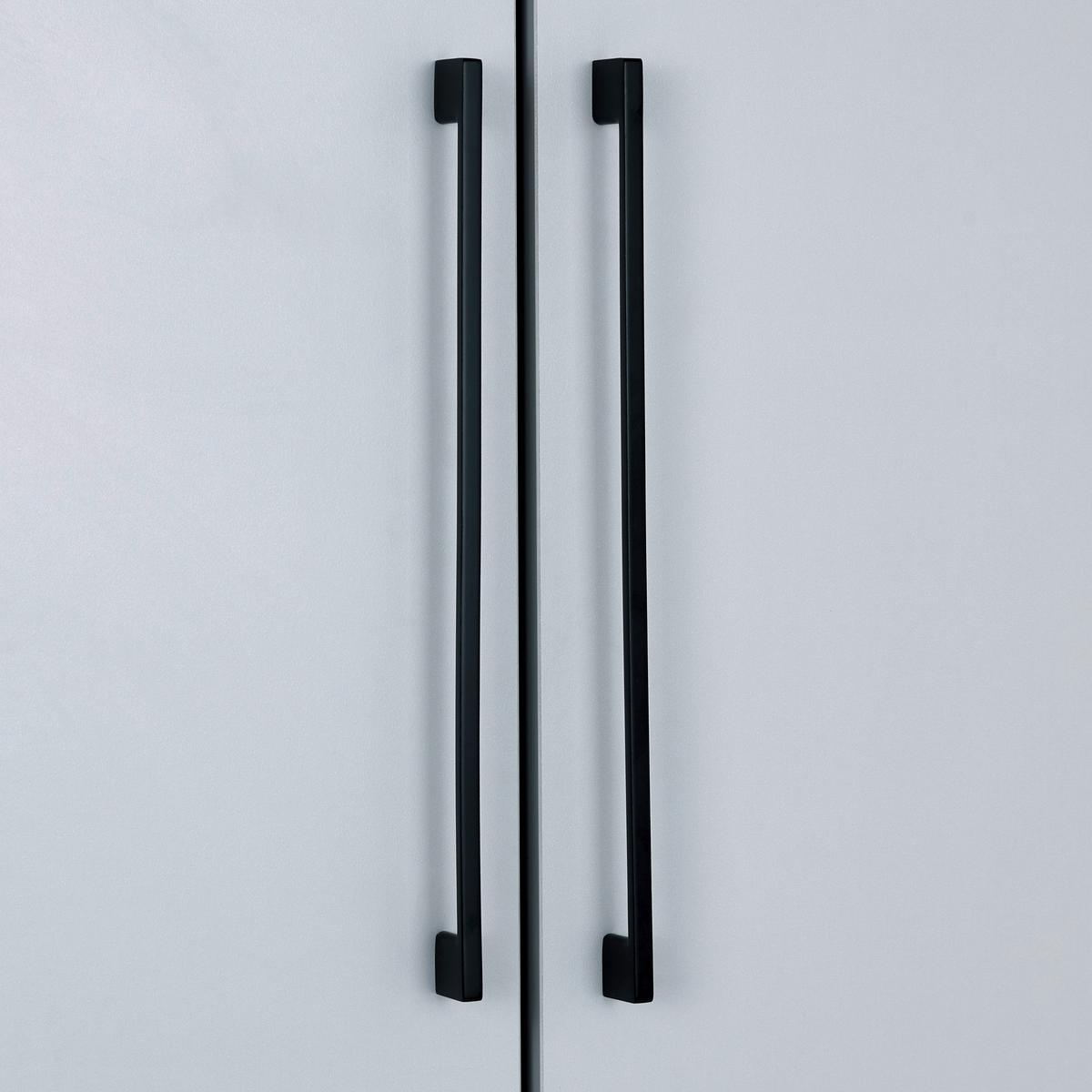 ÚCHYTKA NA NÁBYTEK UNIT - černá, Moderní, kov (35,2/2,8/0,6cm) - Ondega