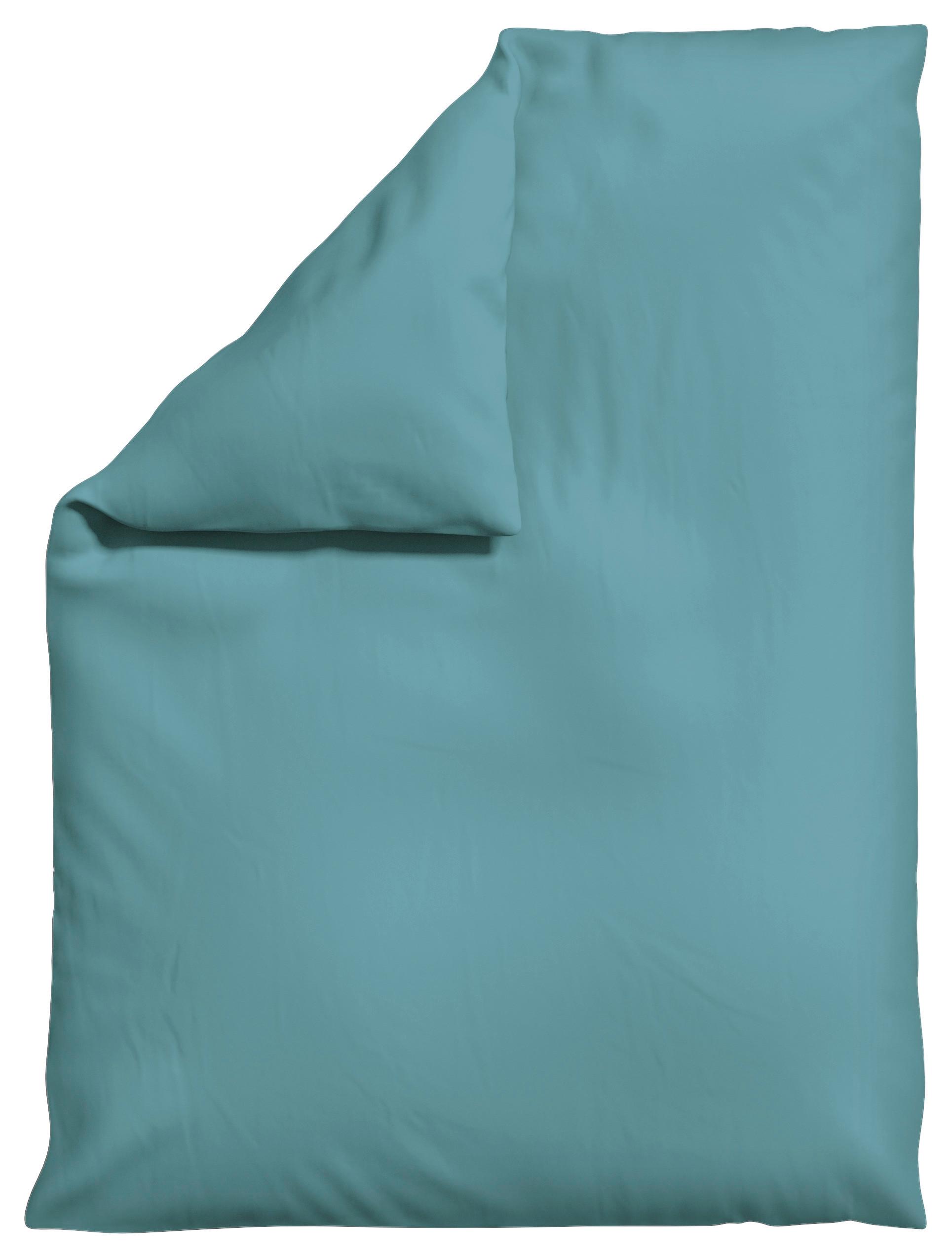 BETTDECKENBEZUG KNITTED JERSEY - Pastellblau, Basics, Textil (155/220cm) - Schlafgut