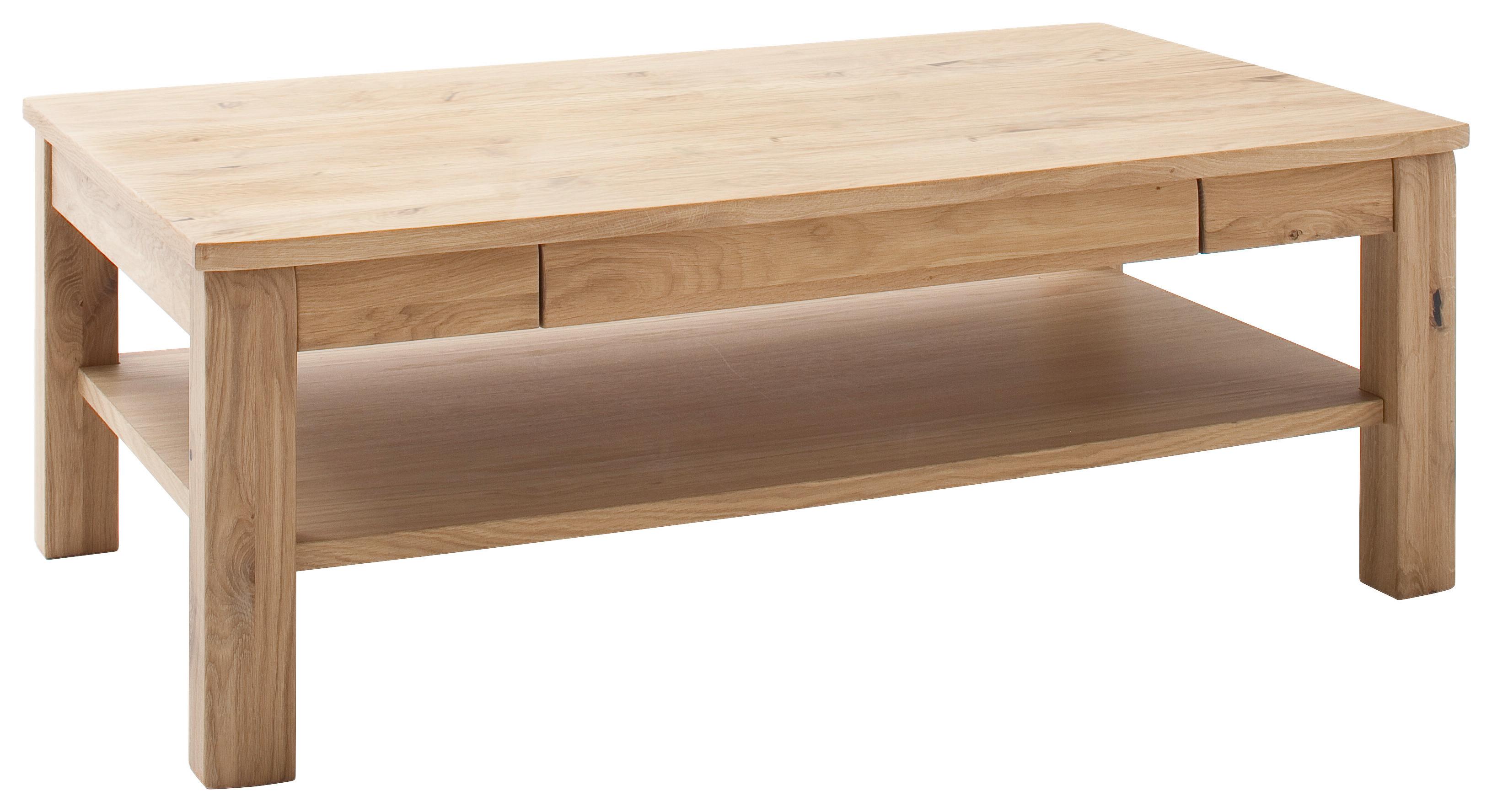 Couchtisch Holz teilmassiv Santori Eichefarben - Eichefarben, Design, Holz/Holzwerkstoff (117/42/65cm) - Livetastic