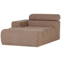 Sofaelement Novi Taupe B: 109cm - Taupe/Schwarz, Design, Textil (109/86/173cm) - Livetastic
