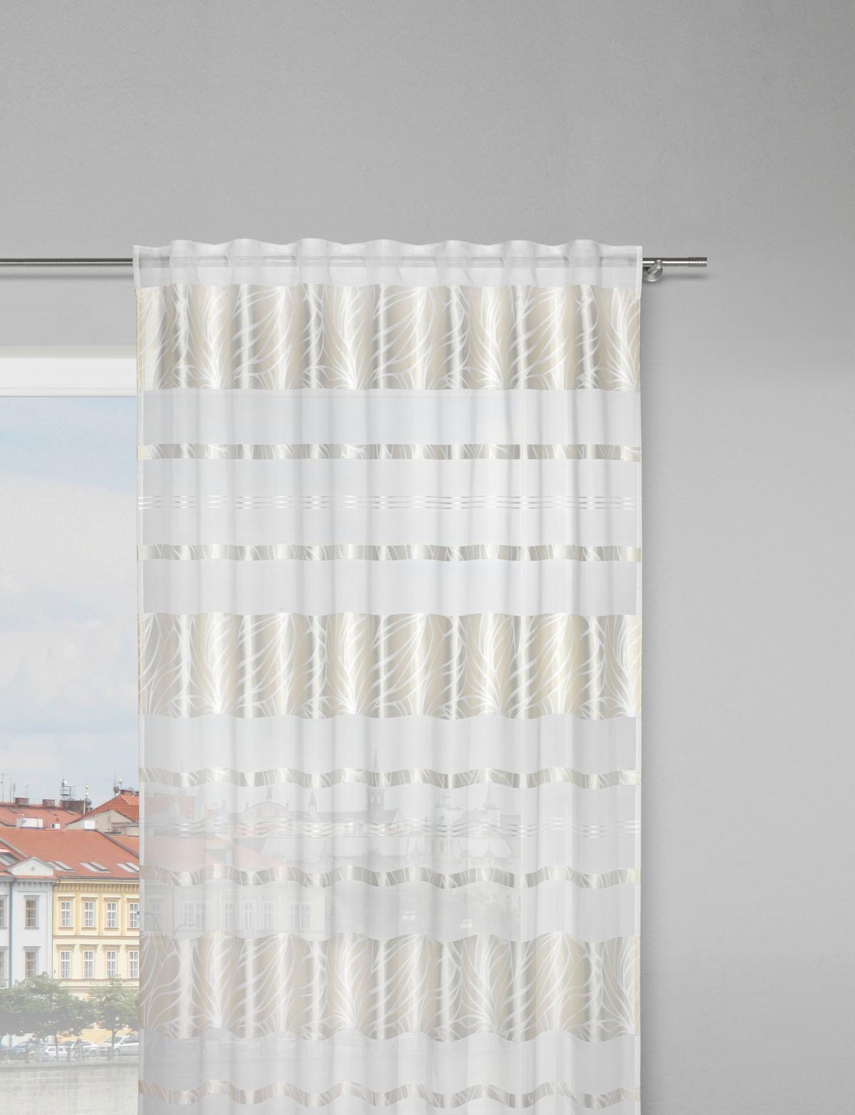 HOTOVÝ ZÁVES Anita - béžová, Konventionell (140/245cm) - Modern Living