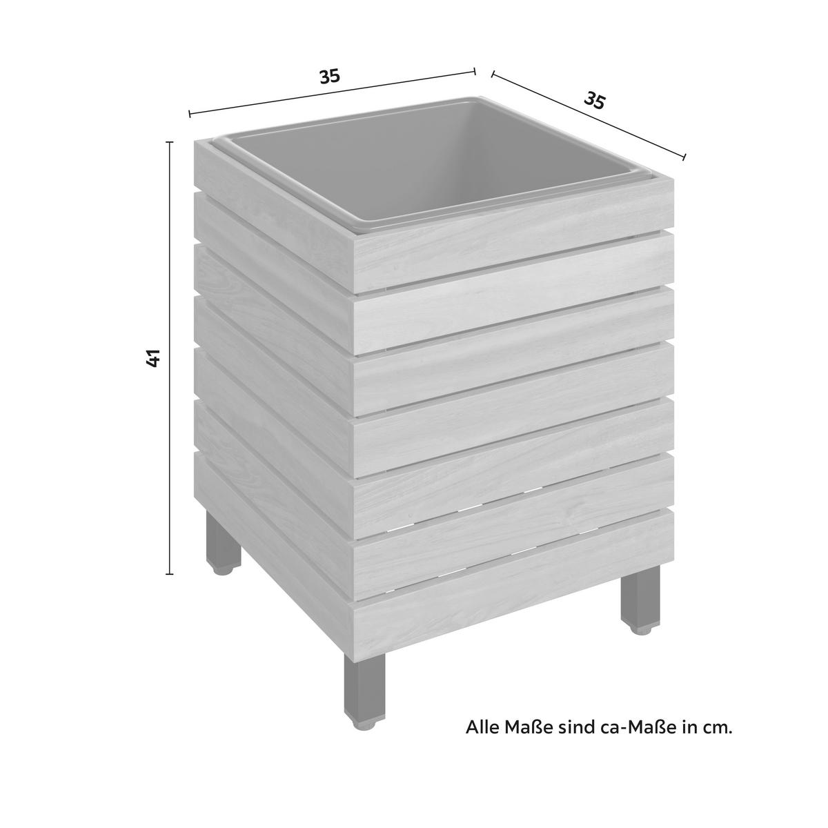 TRUHLÍK NA KVĚTINY MARLO - Moderní (35/41/35cm) - Bessagi Garden