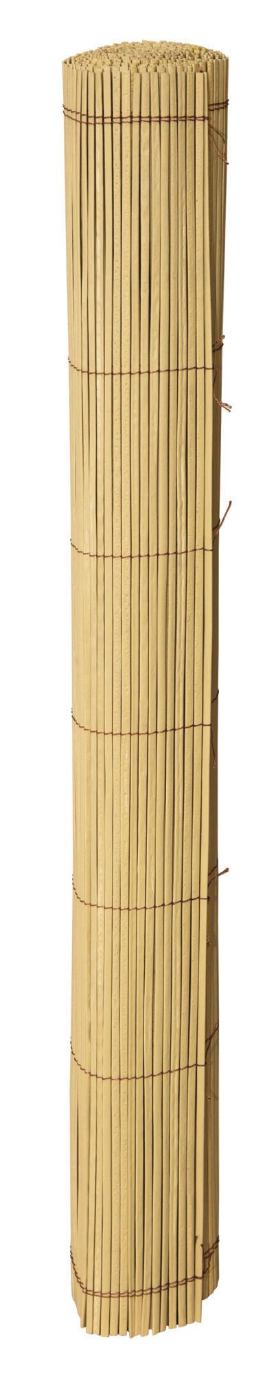 Sichtschutz Bambu Solido Kunststoff Naturfarben - Naturfarben, Basics, Kunststoff (300/100cm)