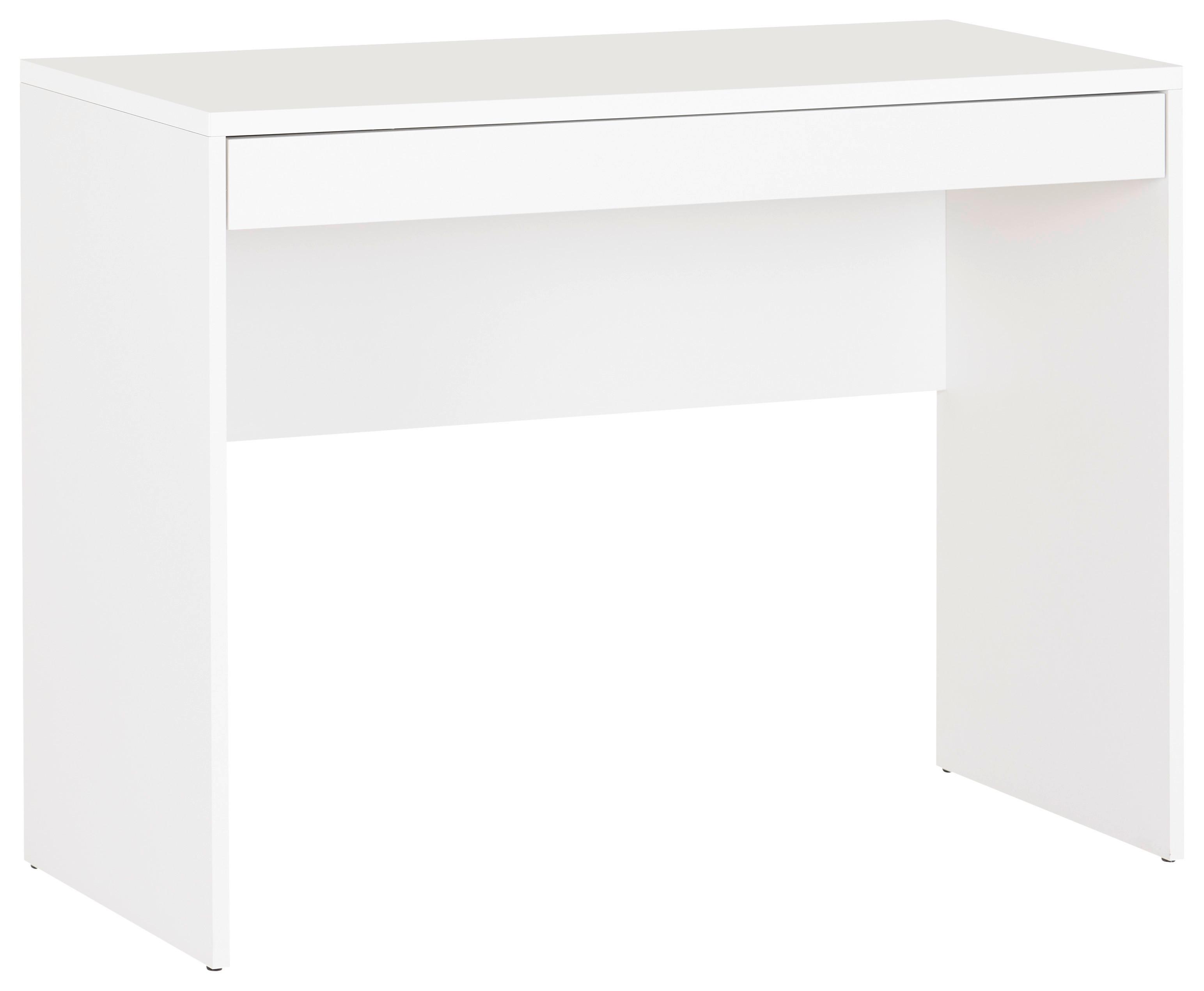 Schminktisch Sandy Weiß B: 100 Cm Mit Lade - Weiß, MODERN, Holzwerkstoff (100/76/45cm)