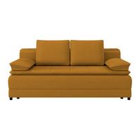 Kanapéágy Alice - sárga, Modern, textil (202/73-92/105cm) - Luca Bessoni