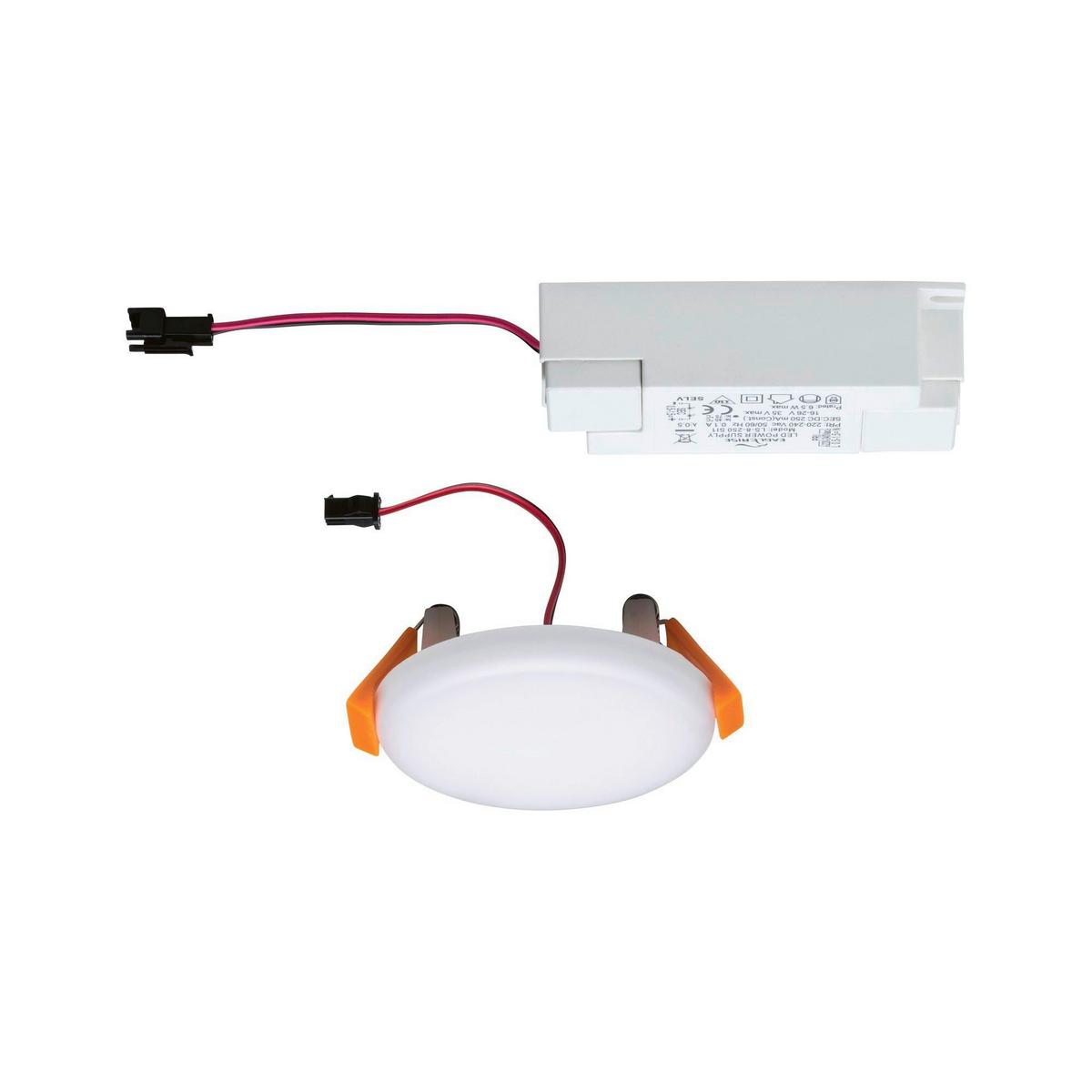 LED-Deckenleuchte Veluna Varifit Ø 7,5 cm - Weiß, Basics, Kunststoff (7,5/1cm) - Paulmann