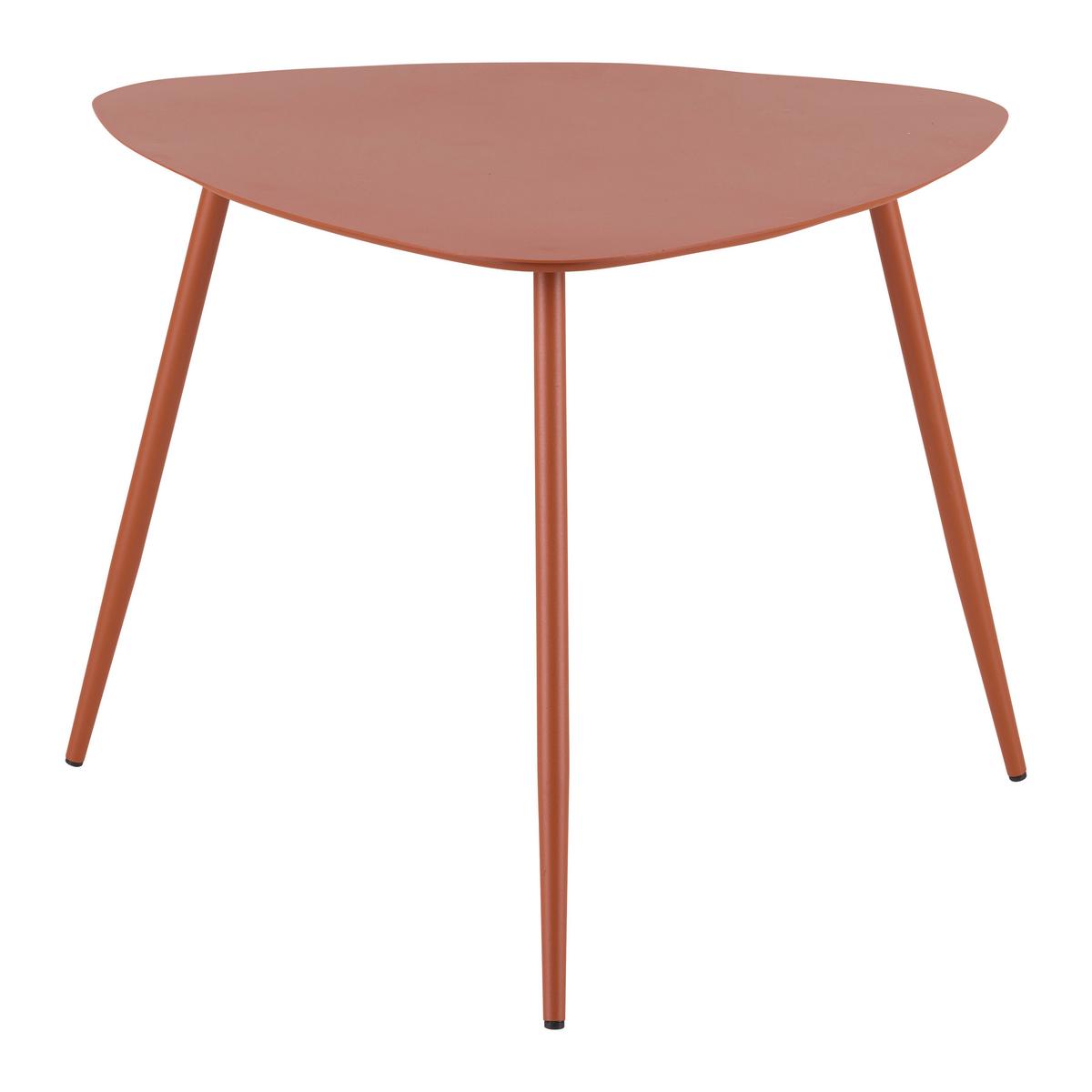 KONFERENČNÍ STOLEK FINE ORANŽOVÁ - oranžová, Moderní, kov (56/45,5/57,5cm) - Mömax