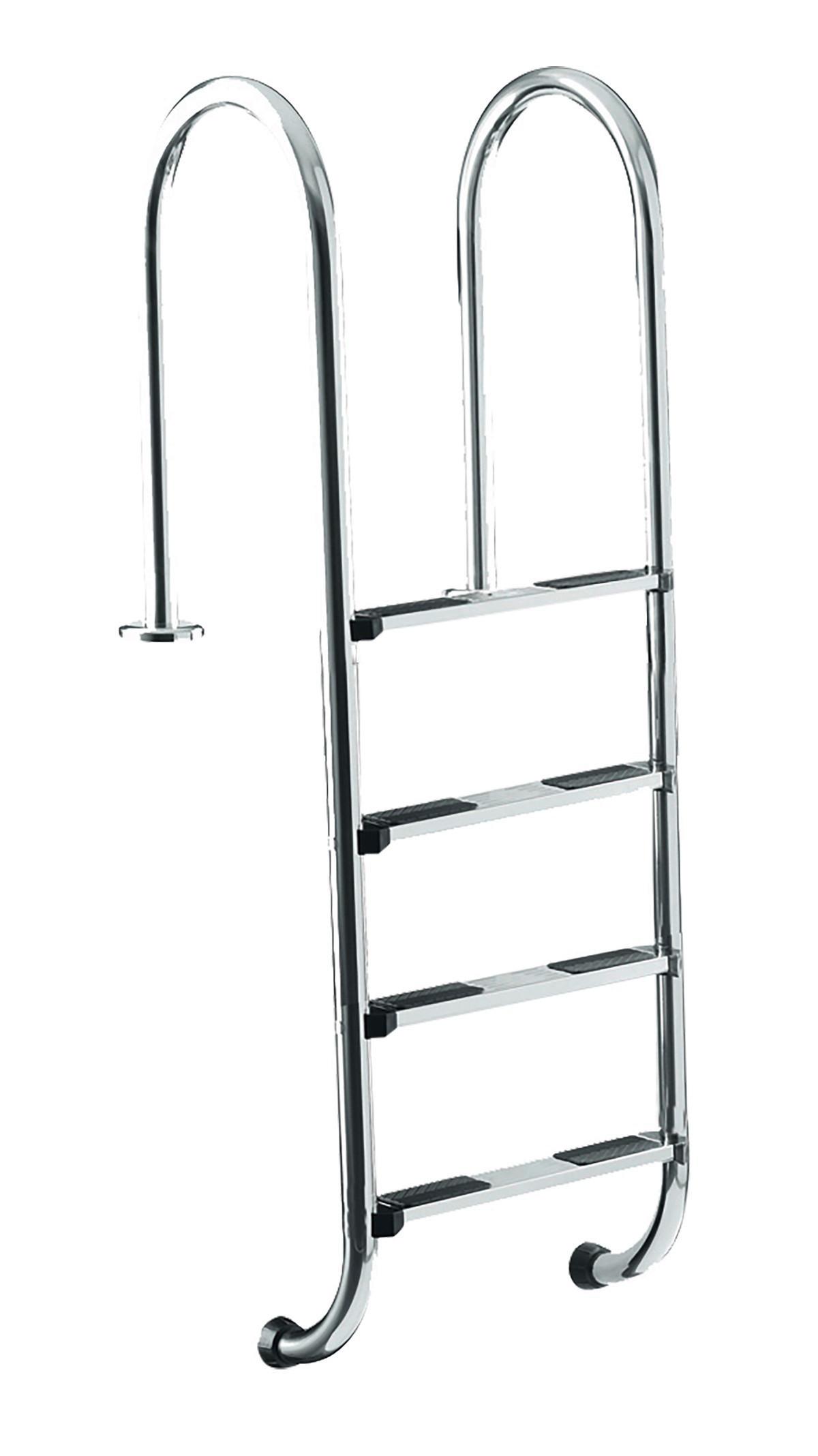 Einbaupool-Set Eckig Kwad mit Leiter und Pumpe L: 700 cm - Blau, Basics, Kunststoff (700/350/150cm)