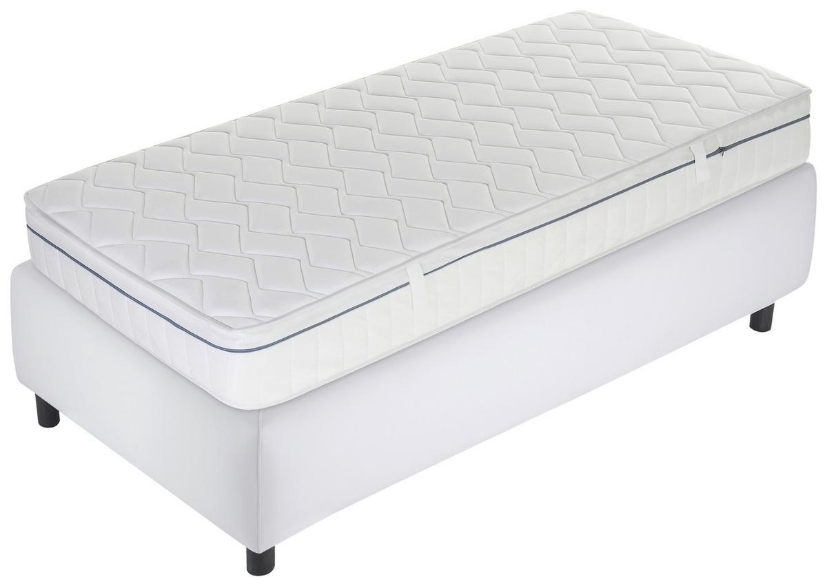 Kaltschaummatratze Air Wave 120x200 cm H2/H3 H: 23 cm - Weiß, Basics, Textil (120/200cm) - MID.YOU