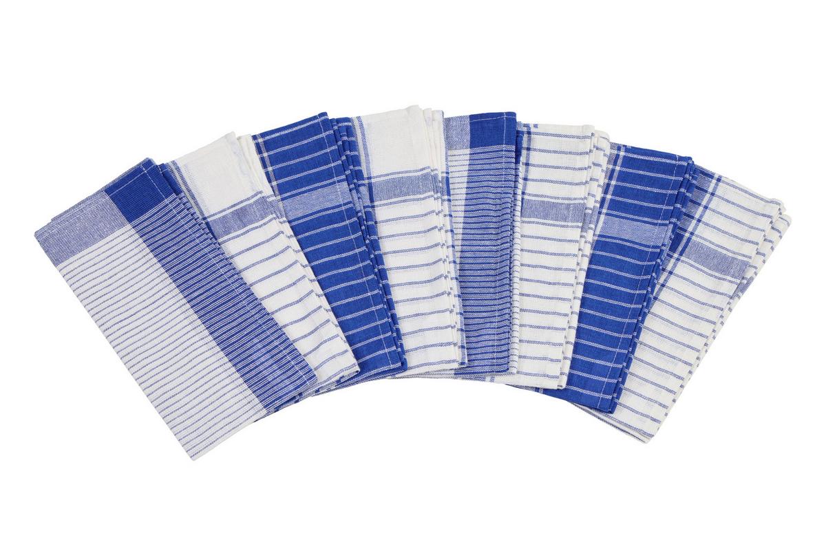 Geschirrtücher Frankfurt Baumwolle 8er-Set Bunt - Multicolor, KONVENTIONELL, Textil (50/70cm) - Ondega