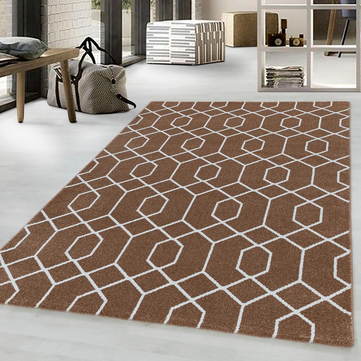 Teppich Läufer Kupfer Efor 80x250 cm - Kupferfarben, Basics, Textil (80/250cm)