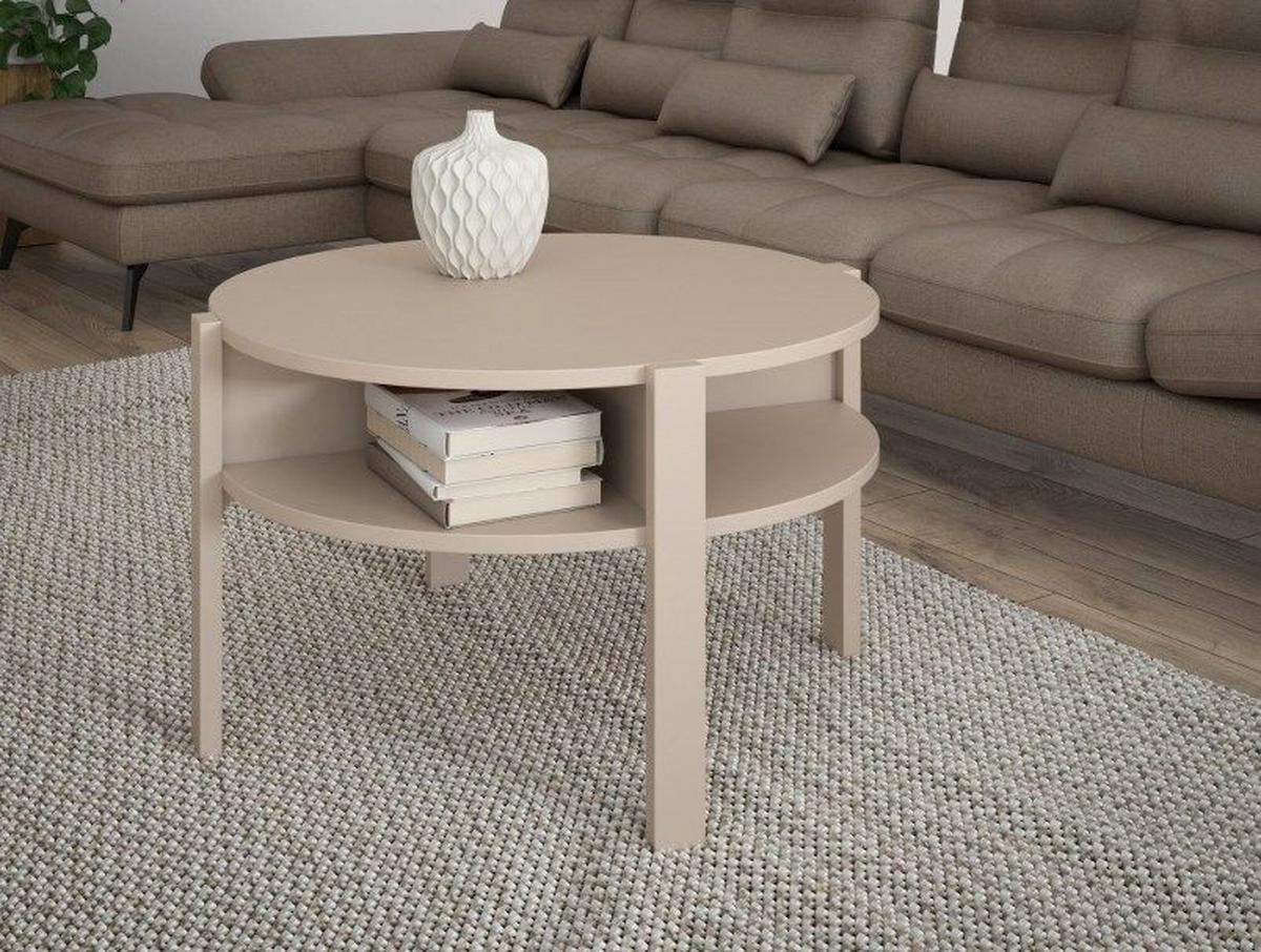 KONFERENČNÍ STOLEK TOBAGO - pískové barvy, Design, kompozitní dřevo (74,4/45,5cm) - Carryhome