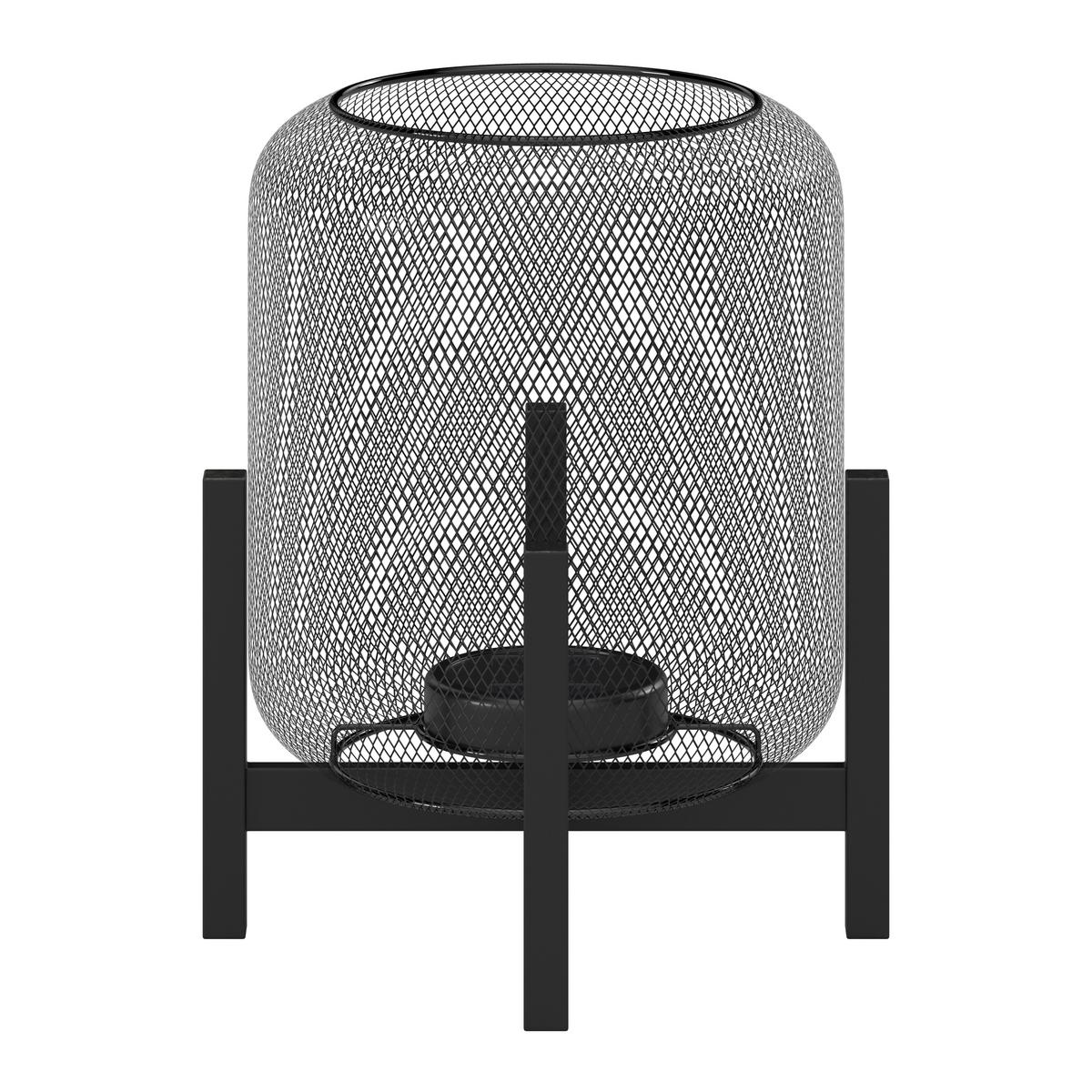 SOLÁRNÍ SVÍTIDLO KYRA - černá, Moderní, kov/plast (28/47/28cm) - Bessagi Garden
