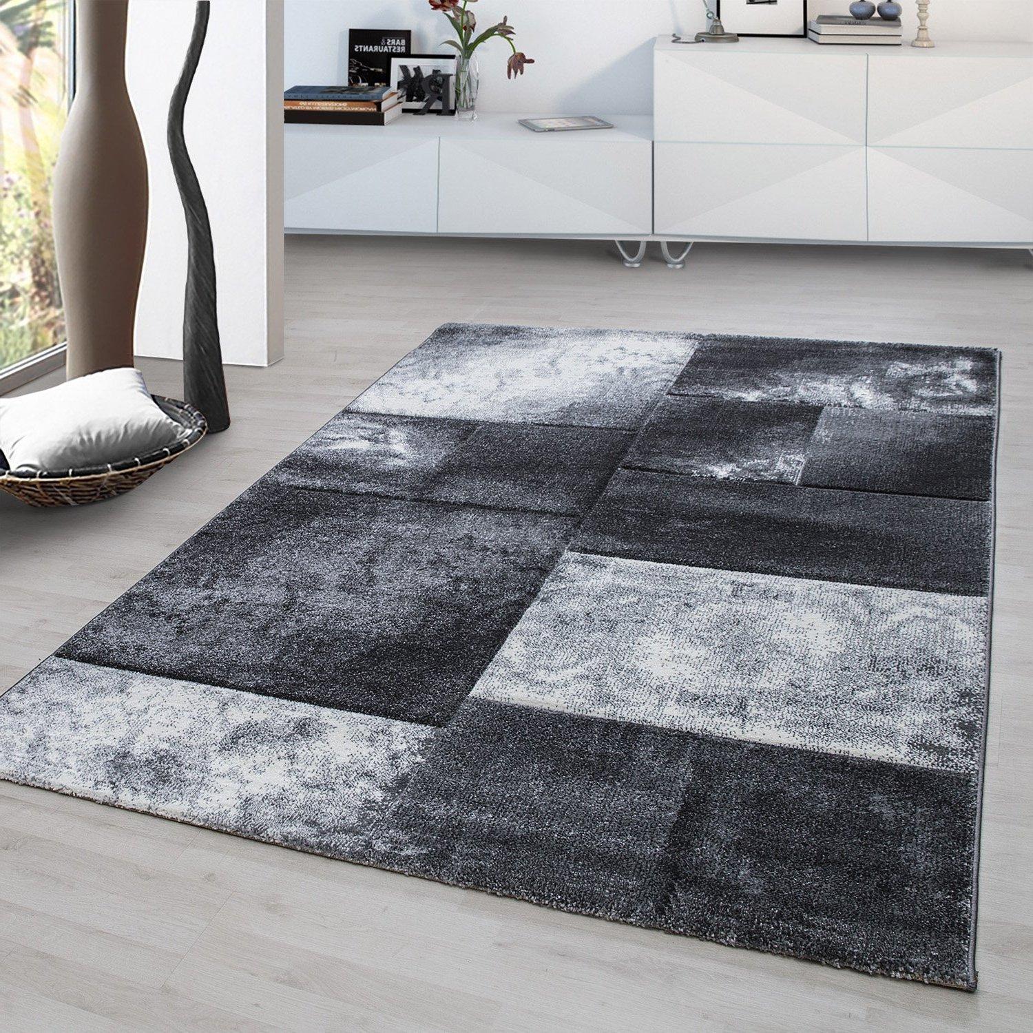 Webteppich Grau Naturfaser Hawaii 120x170 cm - Grau, KONVENTIONELL, Textil (120/170cm)