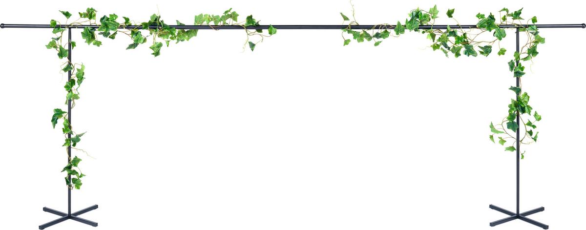 Dekorační konstrukce Brook - černá, Basics, kov (250/90/35cm) - Modern Living