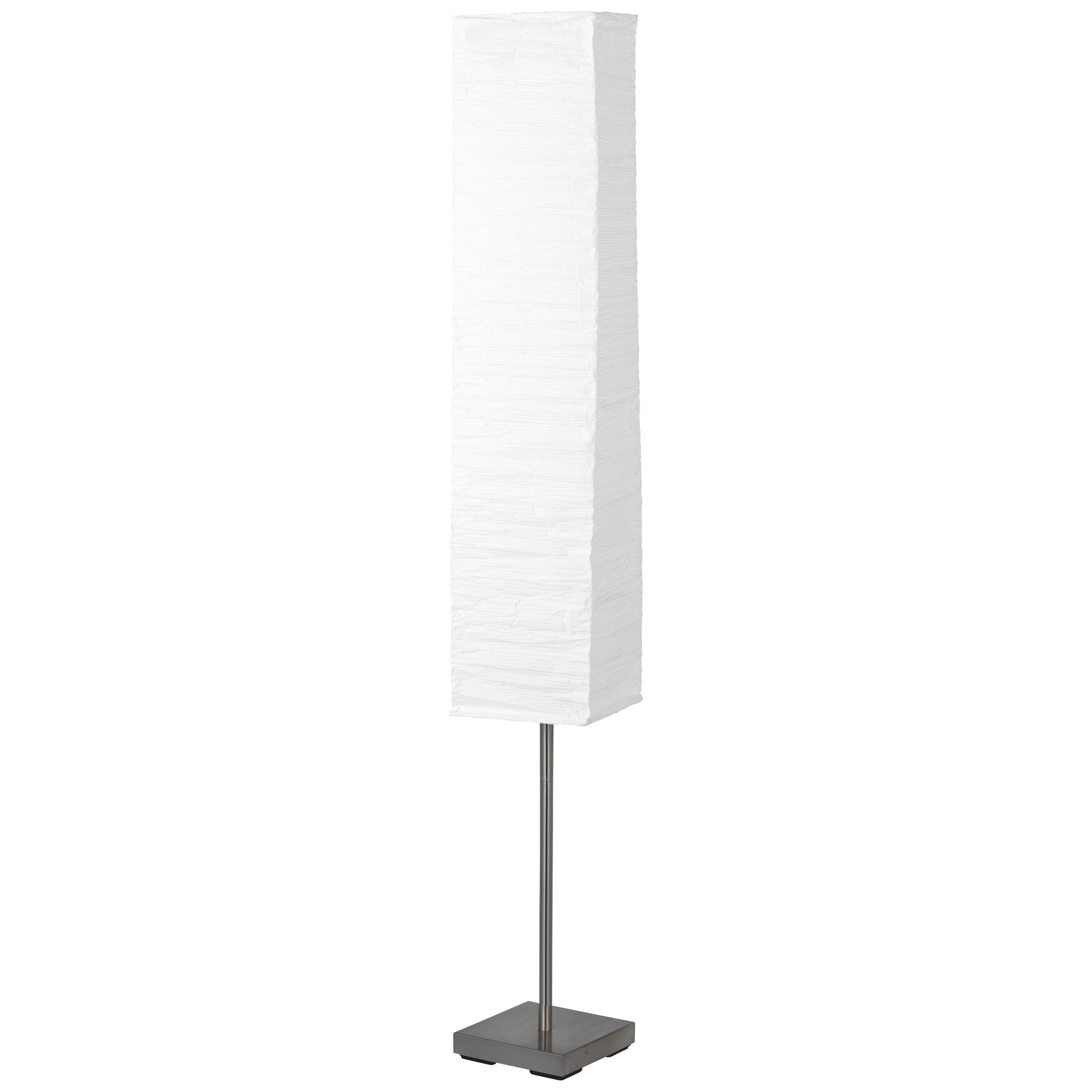 Stehleuchte 92603/75 Nerva - Titanfarben/Weiß, Basics, Papier/Metall (18/145cm) - Brilliant