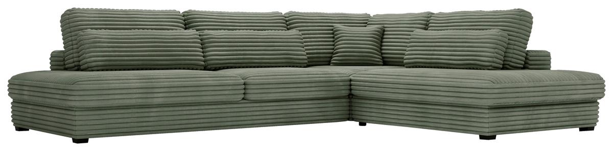 Sven Grün S: 332x244 Cm - Schwarz/Grün, Design, Textil (332/244cm) - Livetastic