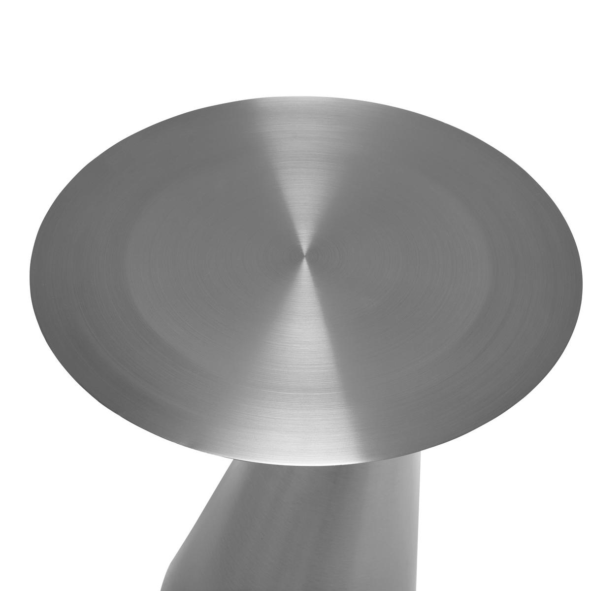 PRÍRUČNÝ STOLÍK KACY -TREND- - čierny chróm, Romantik / Landhaus, kov (50/54.5cm) - Premium Living