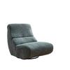 Sessel Lucera Blaugrau 360° Drehbar, B: 74 Cm - Blaugrau/Schwarz, Design, Textil (74/85/105cm) - Livetastic