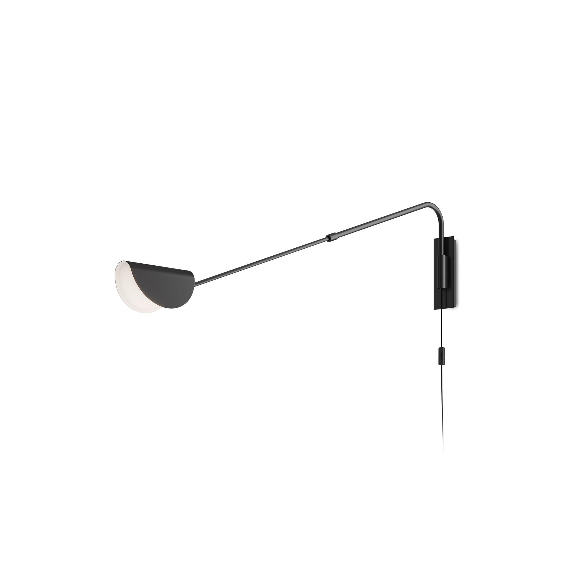 Wandleuchte Mollis - Schwarz, Trend, Kunststoff/Metall (36/9,5/105cm) - MAYTONI