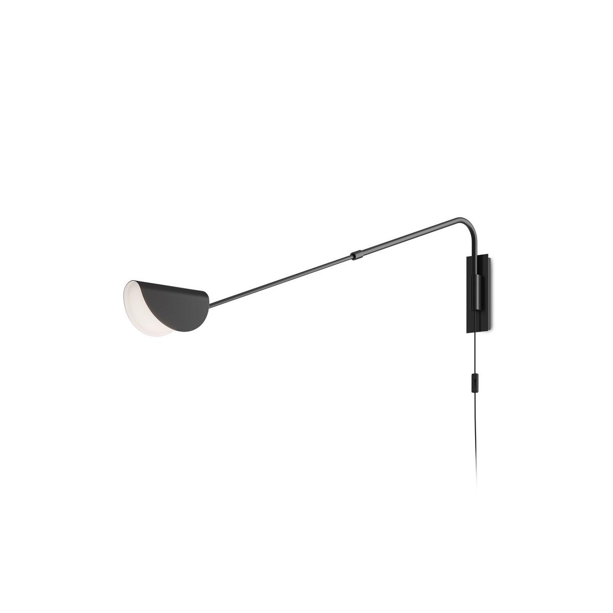 Wandleuchte Mollis - Schwarz, Trend, Kunststoff/Metall (36/9,5/105cm) - MAYTONI