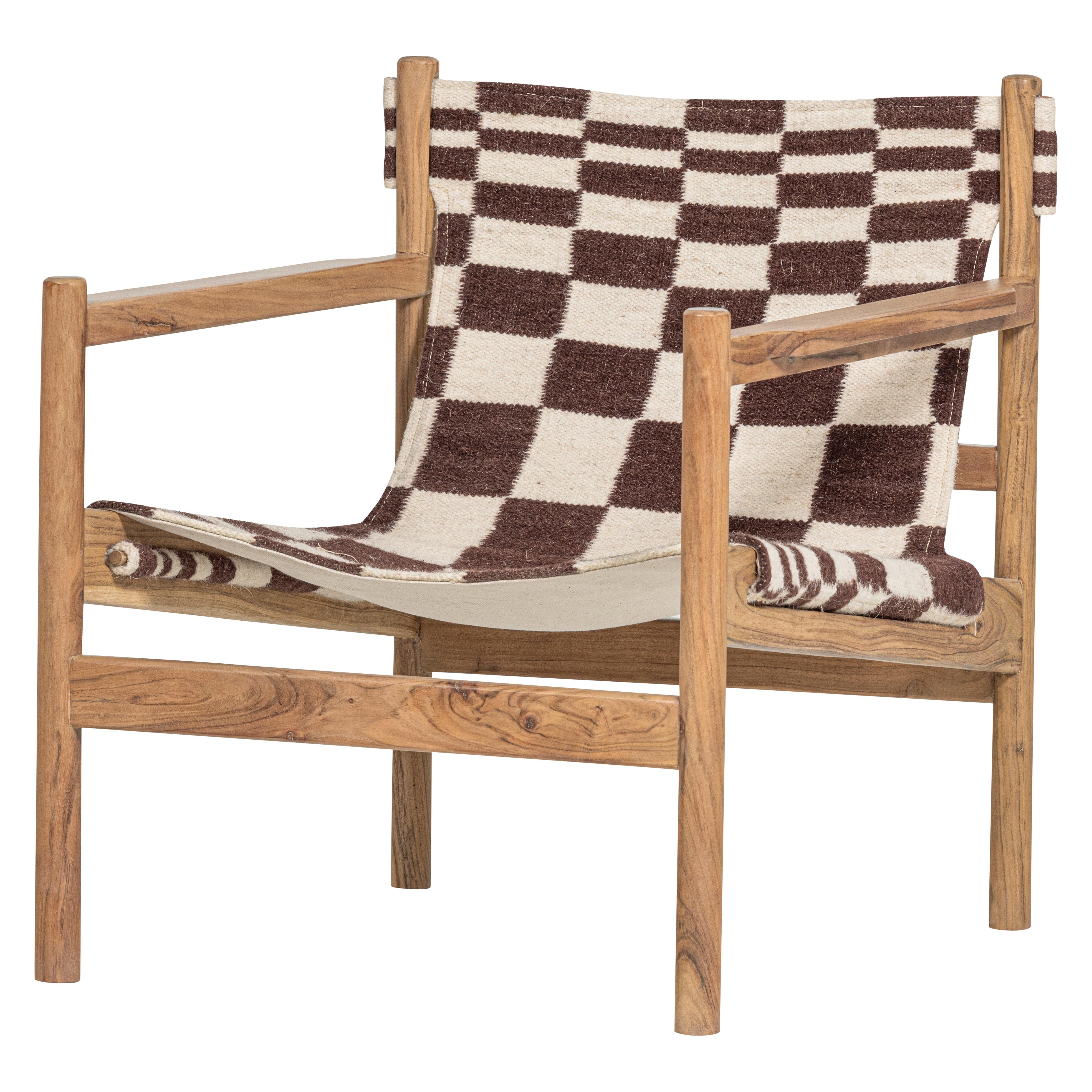 SESSEL Zano Braun/Naturfarben B: 73cm - Braun/Naturfarben, MODERN, Holz/Textil (73/76/67cm) - Livetastic