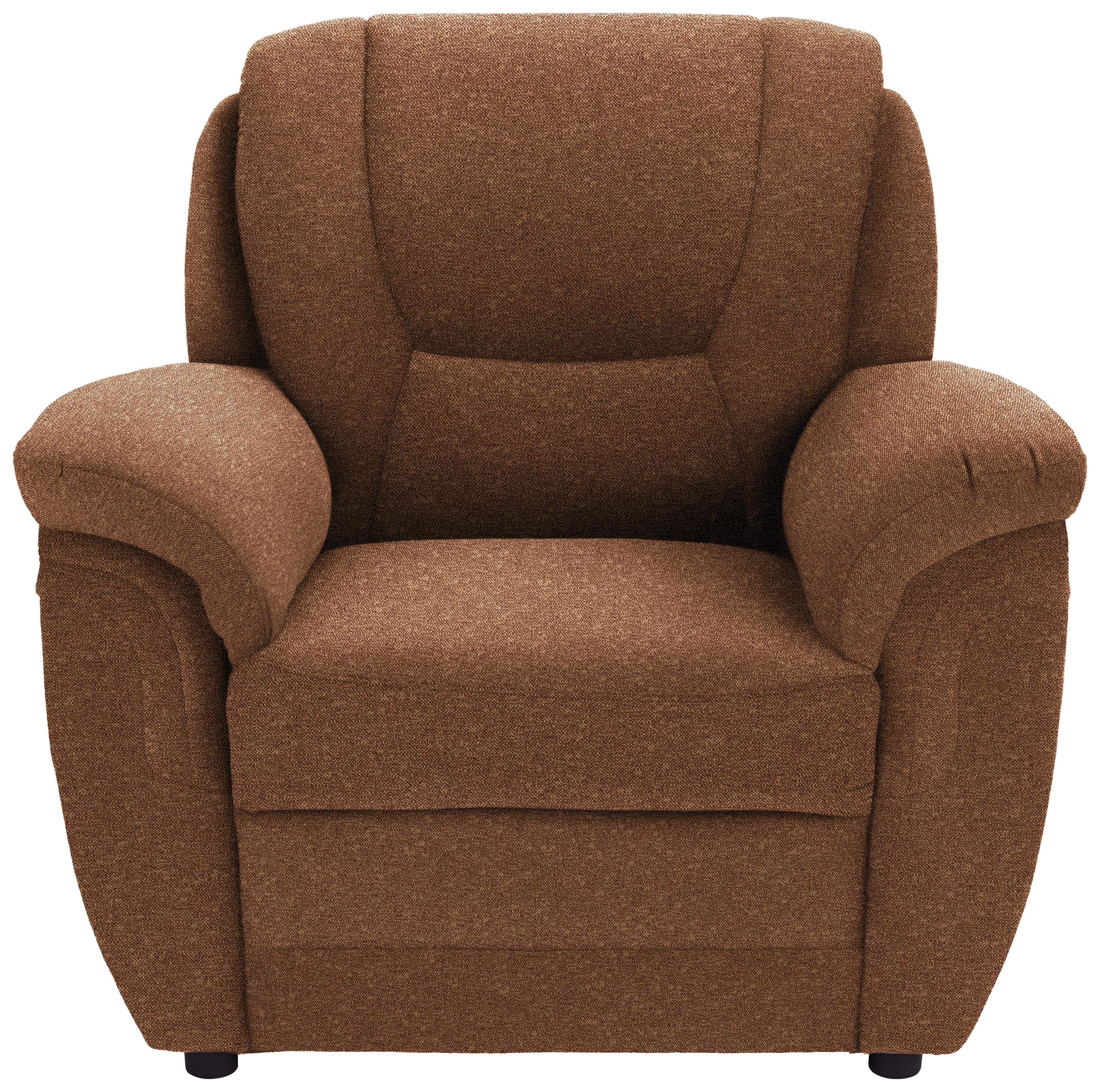 Sessel Queenline A 94x96x92cm - Schwarz/Braun, KONVENTIONELL, Holz/Holzwerkstoff (94/96/92cm) - James Wood