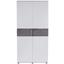 Kleiderschrank Star B:90cm Weiß/ Betonoxid Dekor - Dunkelgrau/Weiß, KONVENTIONELL, Holzwerkstoff (90/191,1/55cm) Kleiderschrank Star B:90cm Weiß/ Betonoxid Dekor - Dunkelgrau/Weiß, KONVENTIONELL, Holzwerkstoff (90/191,1/55cm)