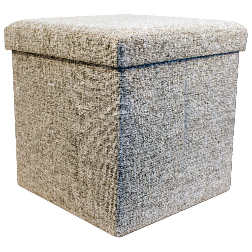 Sitzwürfel Storecube - Grau, Basics, Textil (38/38/38cm) - Echtwerk