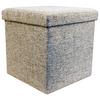 Sitzwürfel Storecube - Grau, Basics, Textil (38/38/38cm) - Echtwerk