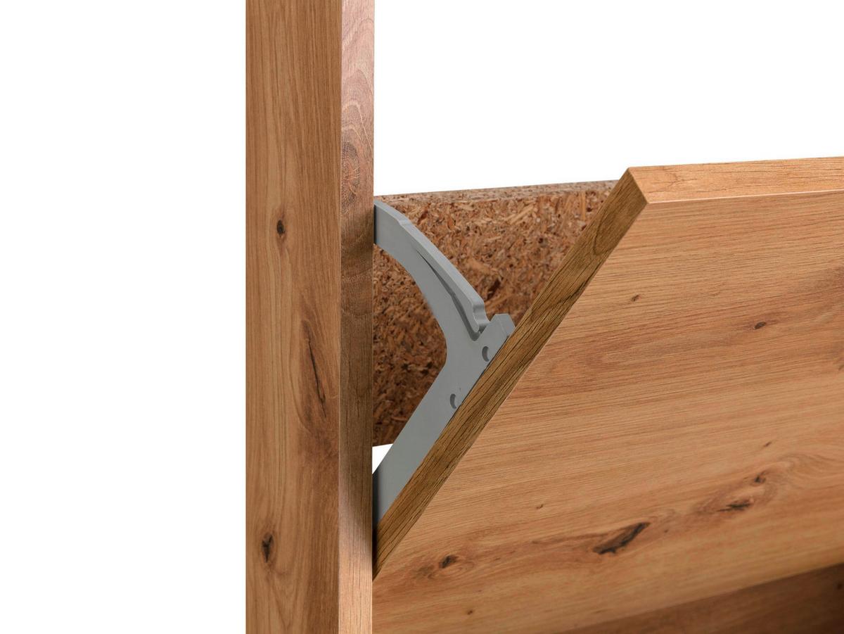 Schuhkipper Bill Naturfarben B: 75 Cm - Naturfarben, Design, Holzwerkstoff (75/83/21cm) - MID.YOU