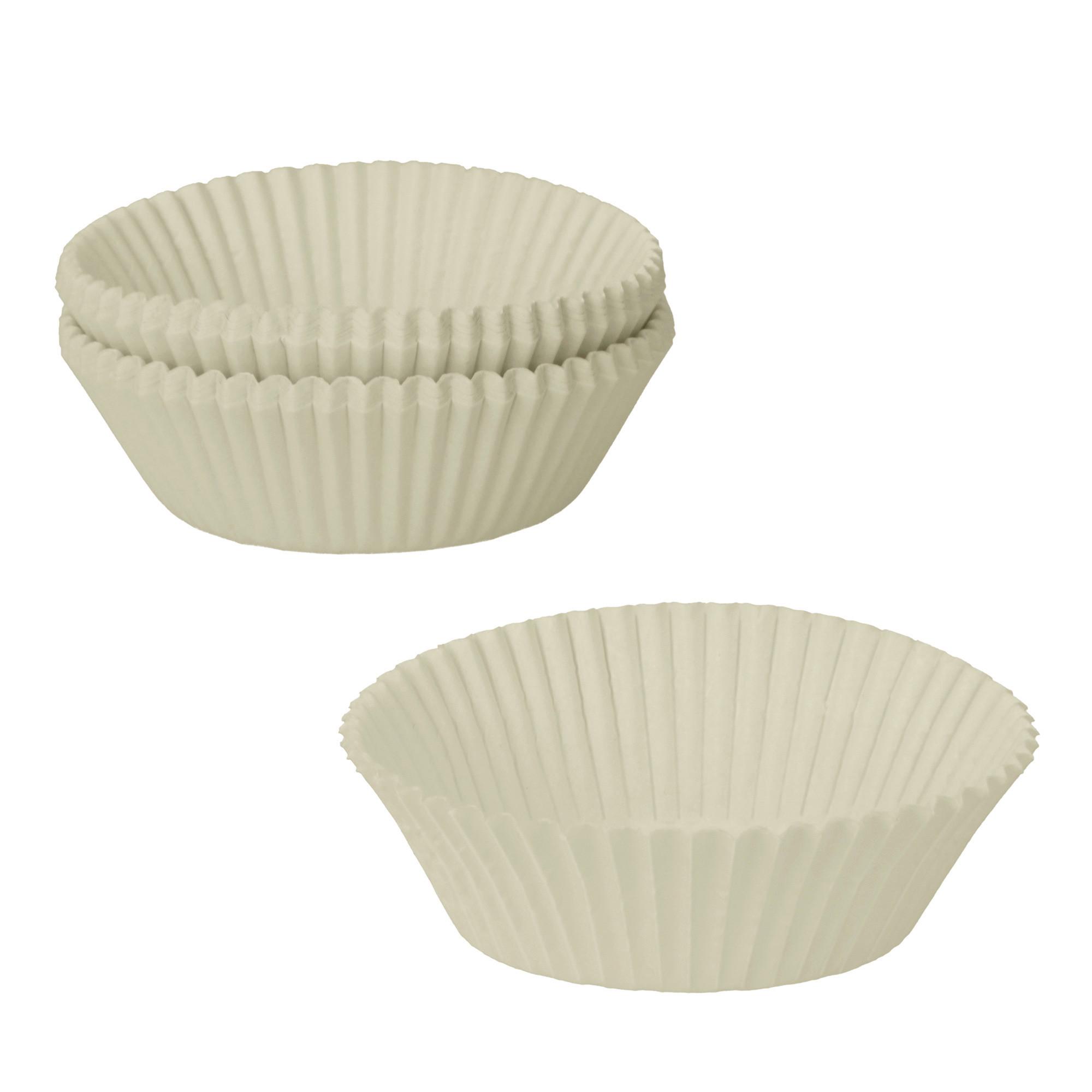 Muffinform Magda D/H: 6,5/3 cm für 75 muffins - Weiß, Basics, Papier (6,5/3cm) - Metaltex